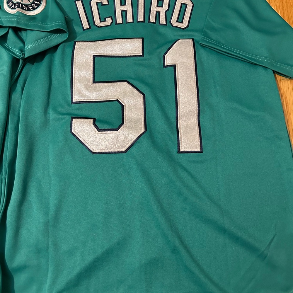MITCHELL & NESS SEATTLE MARINERS ICHIRO SUZUKI Men's JERSEY Sz M,L,XL,2X NWT - Picture 5 of 8